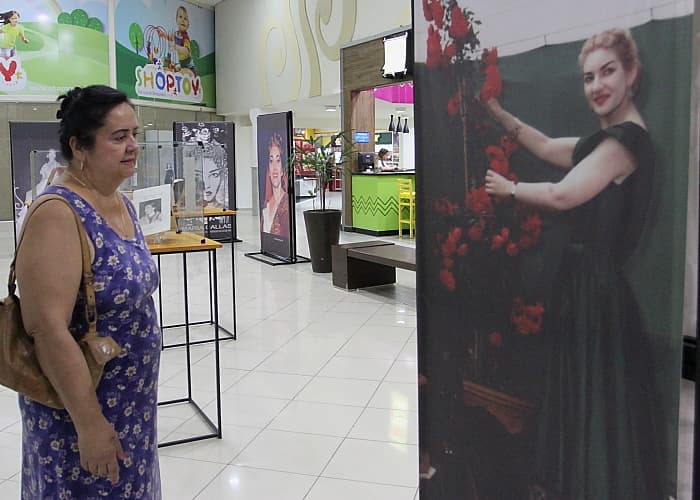 Maria Callas é tema de exposição no Jacareí Shopping