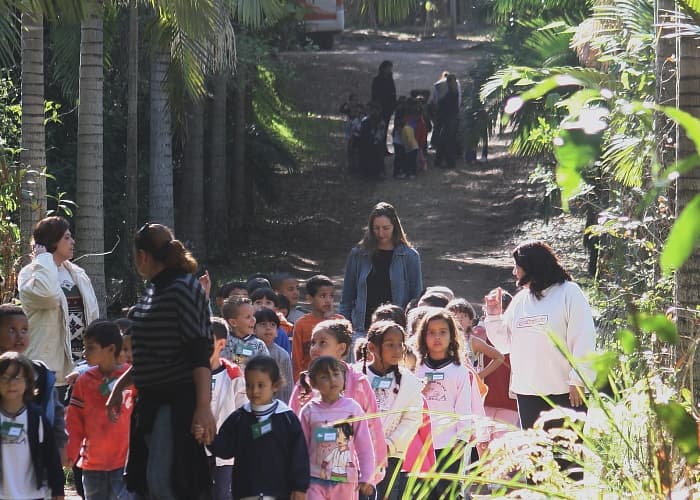 Jacareí tem trilha no Viveiro com crianças de escolas públicas