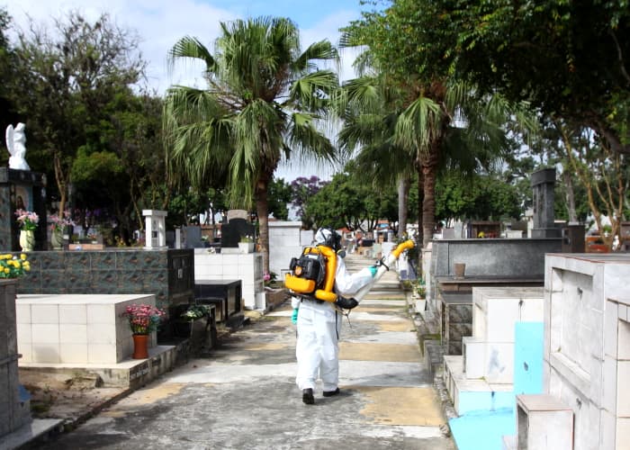Cemitérios de Jacareí passam por dedetização na próxima semana