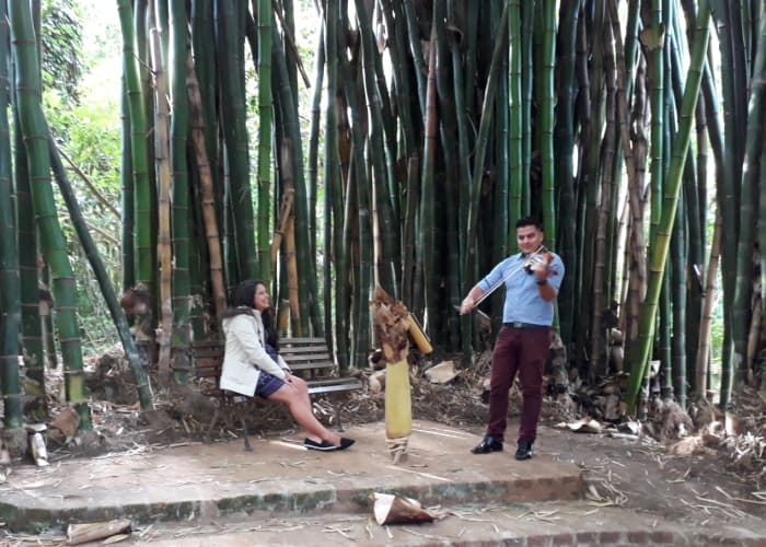 Grávida curte ‘dia de beleza’, som de violino e natureza em projeto da UMSF do Meia-Lua
