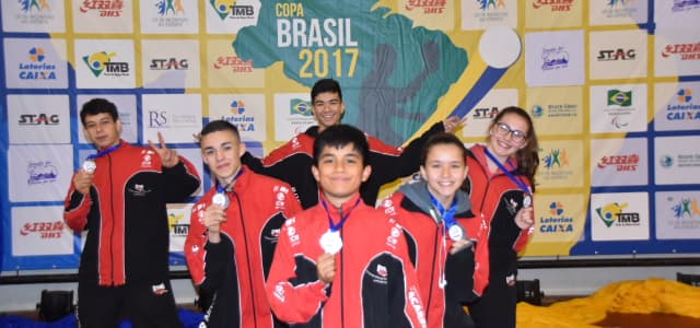 Tênis de mesa volta para casa com prata e bronze
