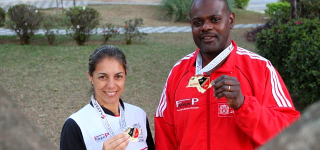 Militão e Sara Medeiros conquistam ouro no Estadual de Atletismo