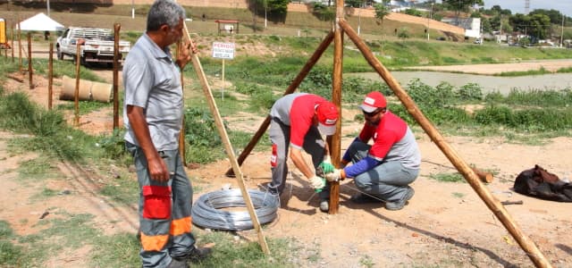 Prefeitura de Jacareí inicia obra nos três piscinões municipais