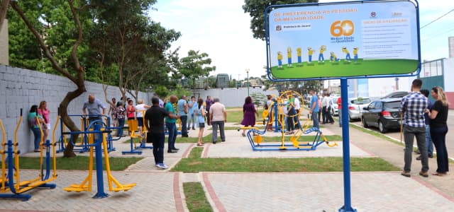 Jacareí ganha duas novas academias ao ar livre