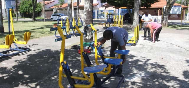 Academia ao ar livre do Jardim Flórida passa por manutenção