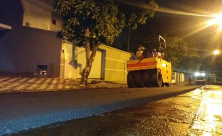 Prefeitura realiza recapeamento da Rua Dom Pedro II