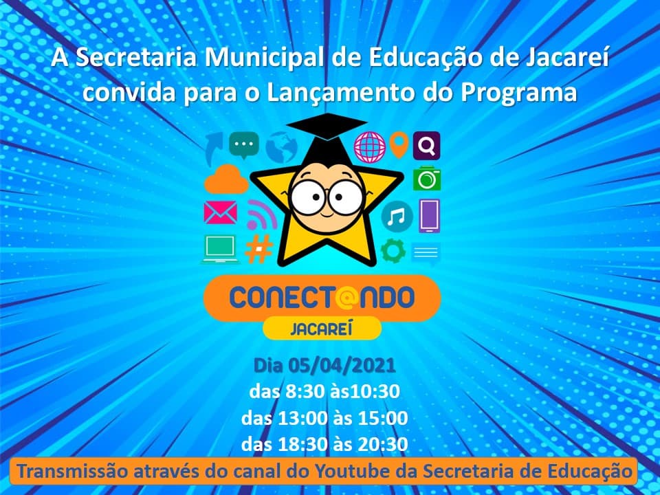 Secretaria de Educação lança “Conect@ndo Jacareí” na segunda-feira (5)