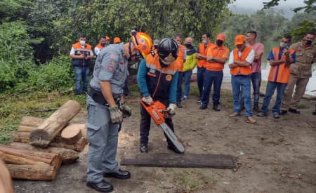Defesa Civil de Jacareí participa de treinamento para Operação Chuvas de Verão