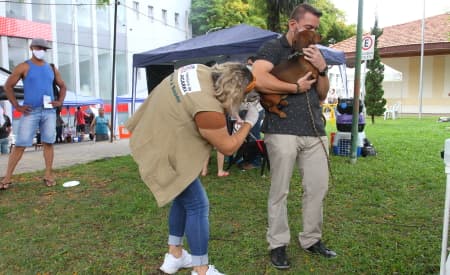 Jacareí promove vacinação antirrábica para cães e gatos no Parque da Cidade, no domingo (16)