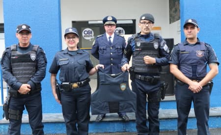 Guarda Civil Municipal de Jacareí celebra 62 anos e recebe 196 coletes balísticos