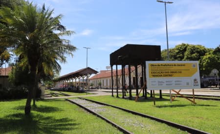 Prefeitura fecha praça do Pátio dos Trilhos para canteiro de obras do “Renova Centro”