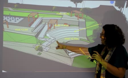 Prefeitura de Jacareí apresenta projeto de nova praça no Jardim Yolanda, com quadra de vôlei, piscina vertical e parede de escalada