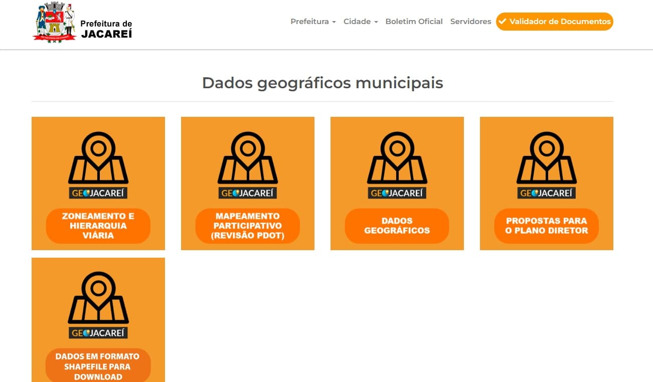 Jacareí a poucos cliques! GeoJacareí, mapa interativo da Prefeitura, possibilita consulta de dados geográficos, zoneamento e mais informações do município