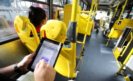 Transporte Público de Jacareí disponibiliza wi-fi gratuito em 100% da frota