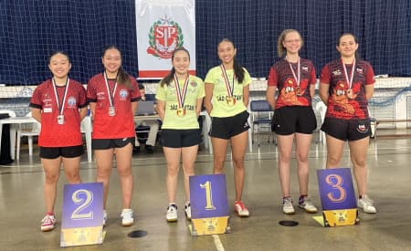 Jogos Abertos: Tênis de Mesa feminino de Jacareí conquista bronze