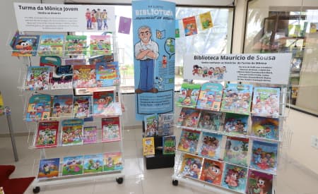 Biblioteca Municipal ‘Macedo Soares’ recebe acervo do “Projeto Biblioteca Mauricio de Sousa”