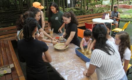 Máscaras de folha e confetes biodegradáveis! Especial de Carnaval começa neste domingo (4), no Viveiro Municipal de Jacareí, unindo folia e sustentabilidade