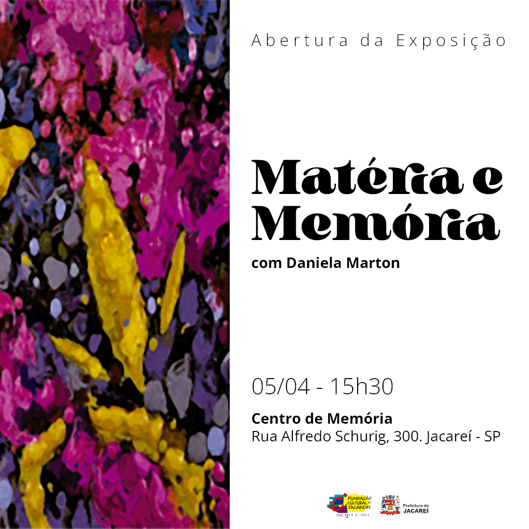 Abertura da exposição “Matéria, Memória e Imagem” acontece nesta sexta (5) no Centro de Memória