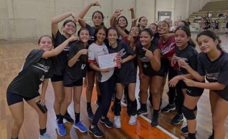 Equipe feminina de Handebol infantil de Jacareí vence etapa da Liga Paulistana