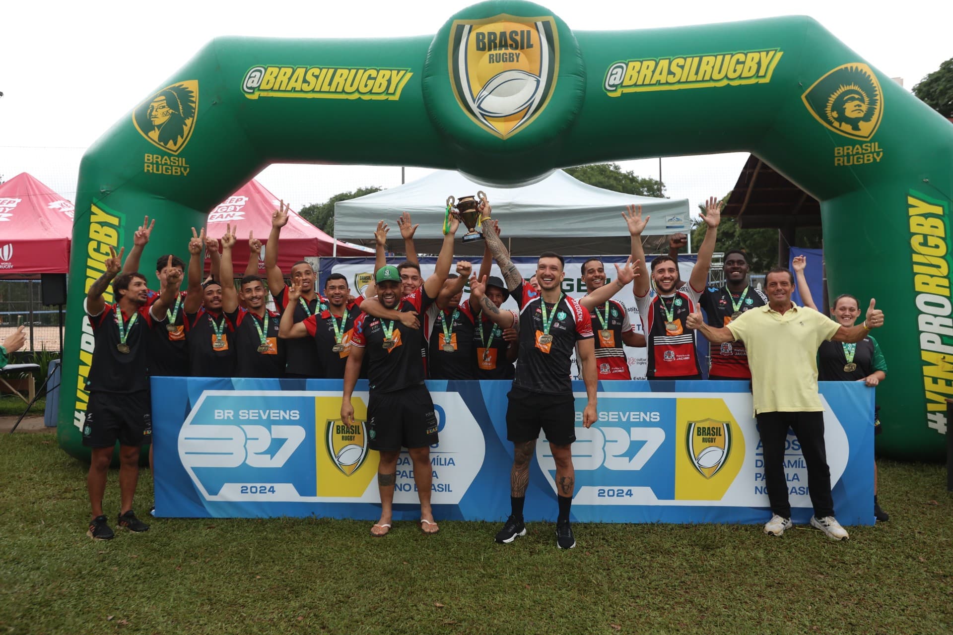 Jacareí Rugby encerra 2024 entre os três melhores do Campeonato Brasileiro de Sevens