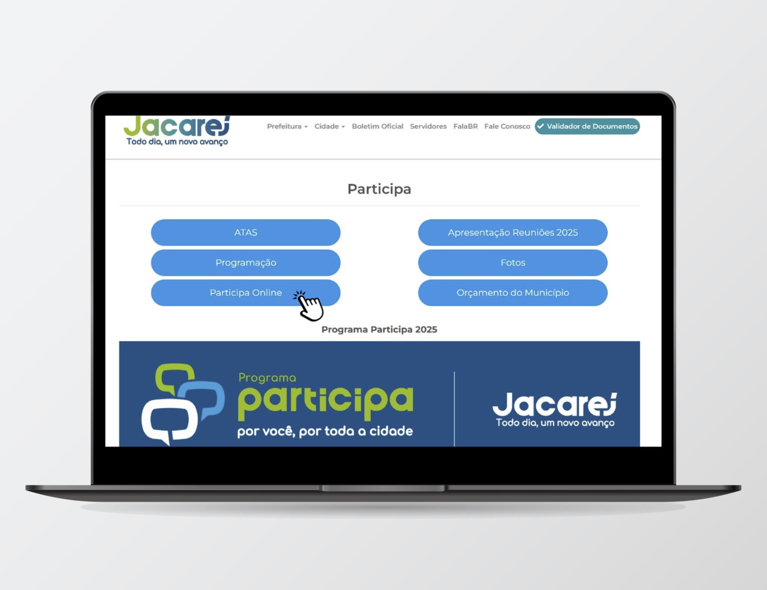 ‘Participa’ online: moradores podem enviar propostas e sugestões de melhorias sem sair de casa