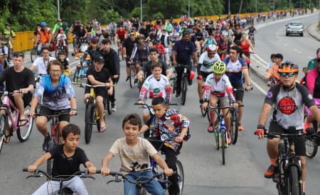 Passeio Ciclístico atraiu mais de 2.500 participantes fechando as comemorações do aniversário de Jacareí