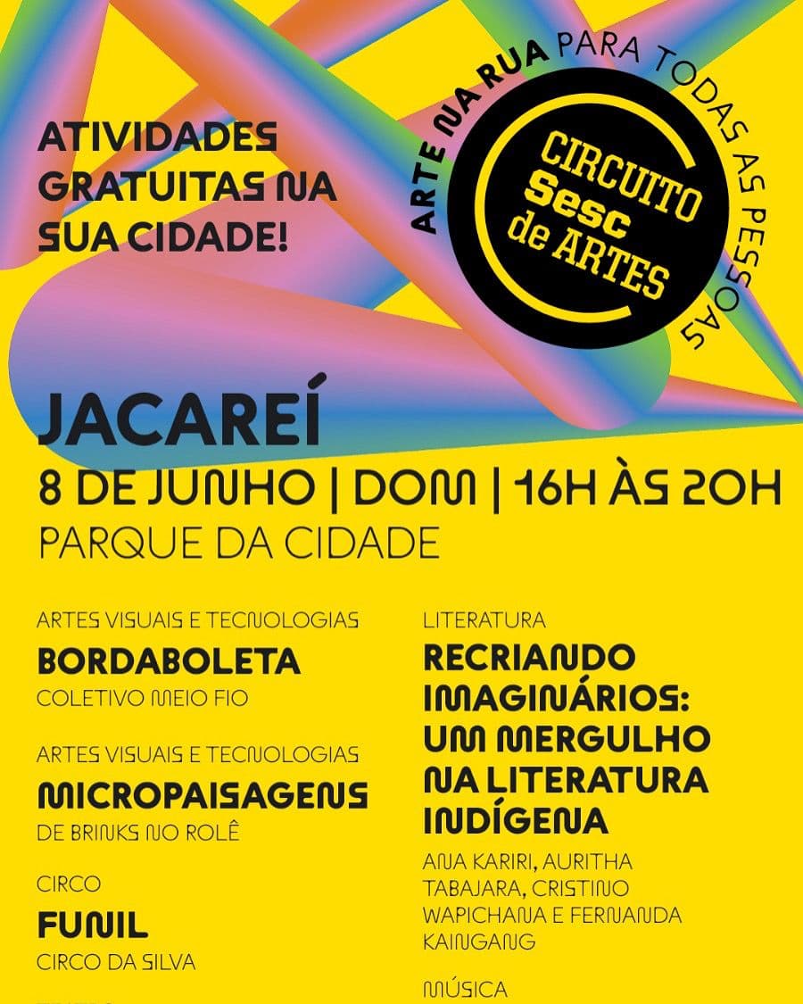 Sesc São José dos Campos chega em Jacareí com Circuito Sesc de Artes 2025