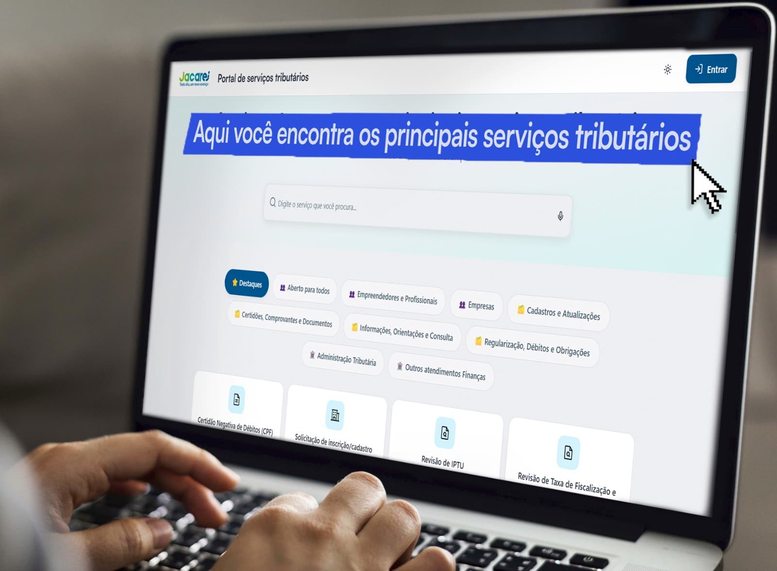 Jacareí lança Portal de Serviços Tributários e amplia acesso digital aos serviços municipais