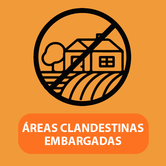 Áreas Clandestinas Embargadas