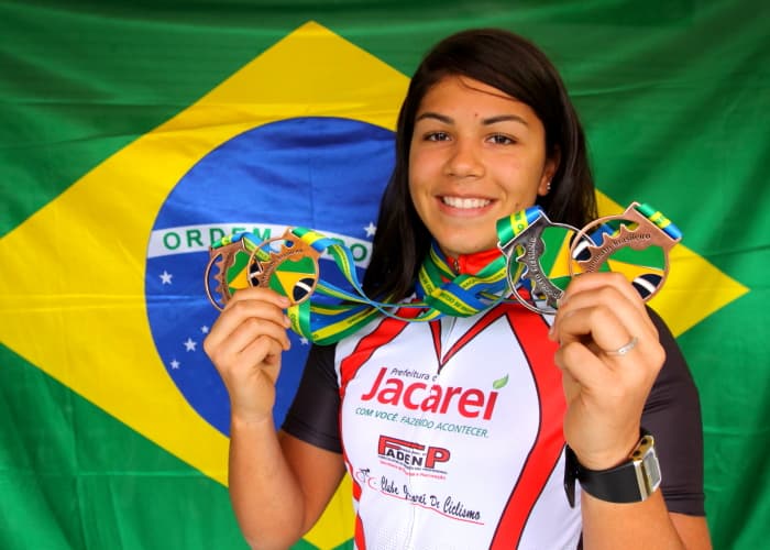 Larissa Castelari é terceira colocada em prova “casca grossa” do ciclismo nacional