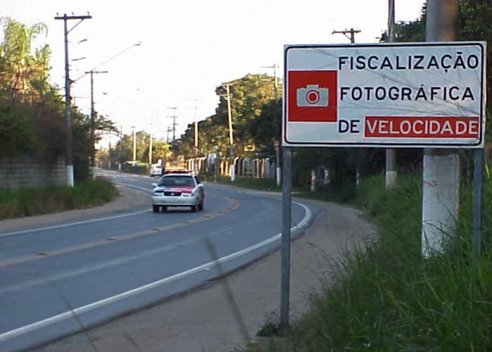 Confira os locais de fiscalização do radar estático