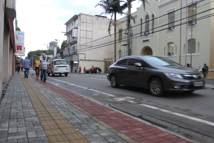 Calçadas da área central serão revitalizadas