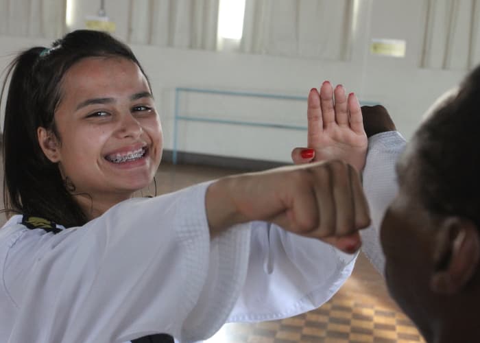 Fabiana Batista disputa a segunda etapa do Paulista de Taekwondo em São José