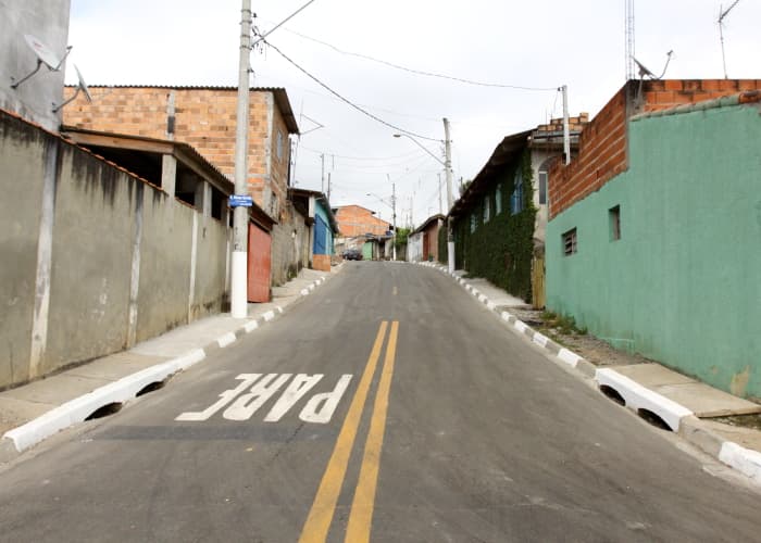 Obras de pavimentação são concluídas no bairro Rio Comprido