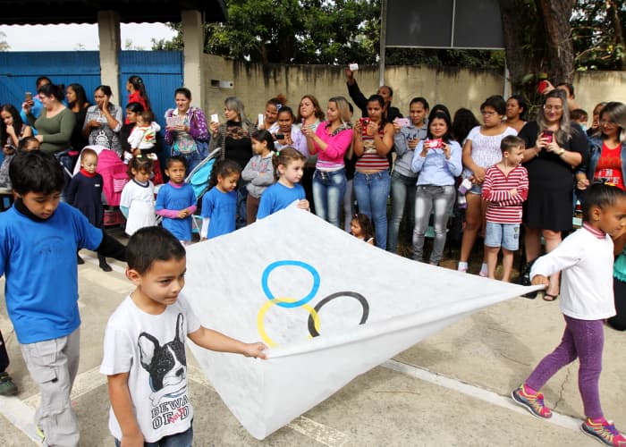 Olimpíadas já começaram na EMEI Rio Comprido