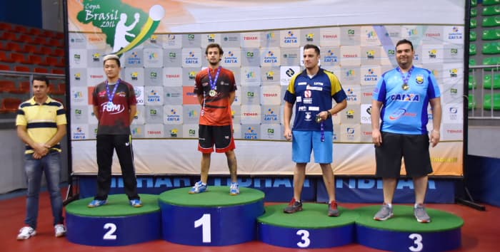 Mesatenista de Jacareí conquista ouro na II Copa Brasil