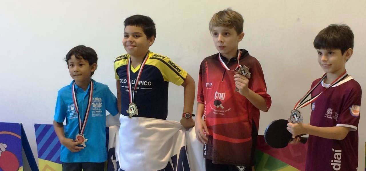 Jacareiense é bronze no Estadual de tênis de mesa