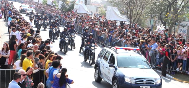 Guarda Civil participa do Desfile Cívico com novos integrantes