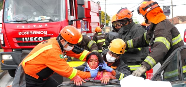 Simulado de grave acidente de trânsito encerra a “ Virada da Mobilidade”
