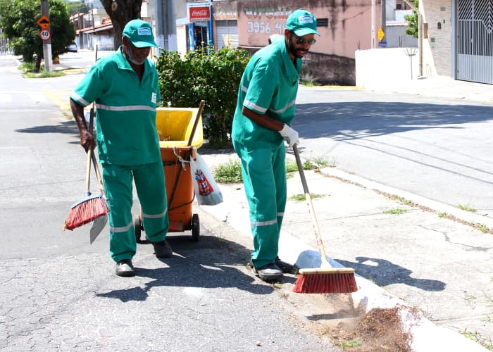 Confira os locais de serviços de varrição deste mês