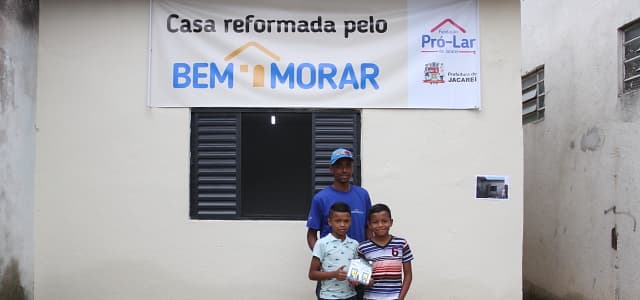 Pró-Lar entrega primeira reforma do ‘Bem Morar’