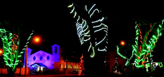Parque Meia-Lua recebe decoração especial de Natal