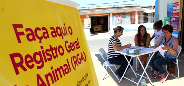Confira local e horário de atendimento do cadastramento do RG Animal