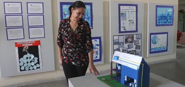 Consumo de água é tema de exposição na Educação