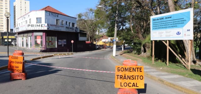 Avenida Major Acácio interditada das 8h30 às 17h por 45 dias