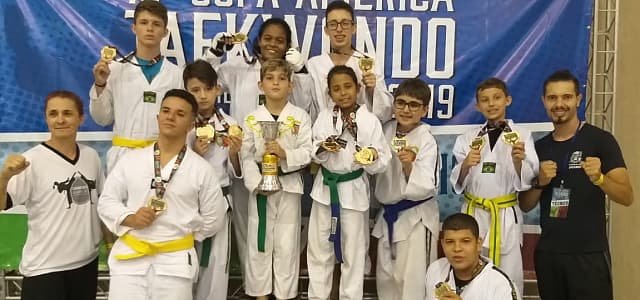 Delegação jacareiense conquista doze medalhas em Copa América