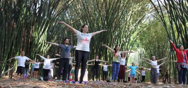 Domingo tem Yoga no Parque da Cidade e no Viveiro Municipal