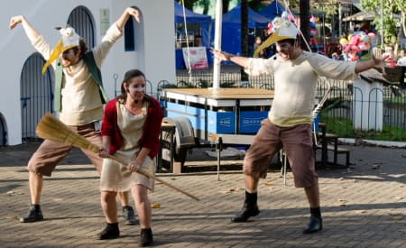 Domingo (27) tem espetáculo teatral no Viveiro Municipal