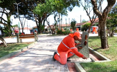 Praça na Chiquinha Schurig será entregue nesta terça (19) totalmente revitalizada