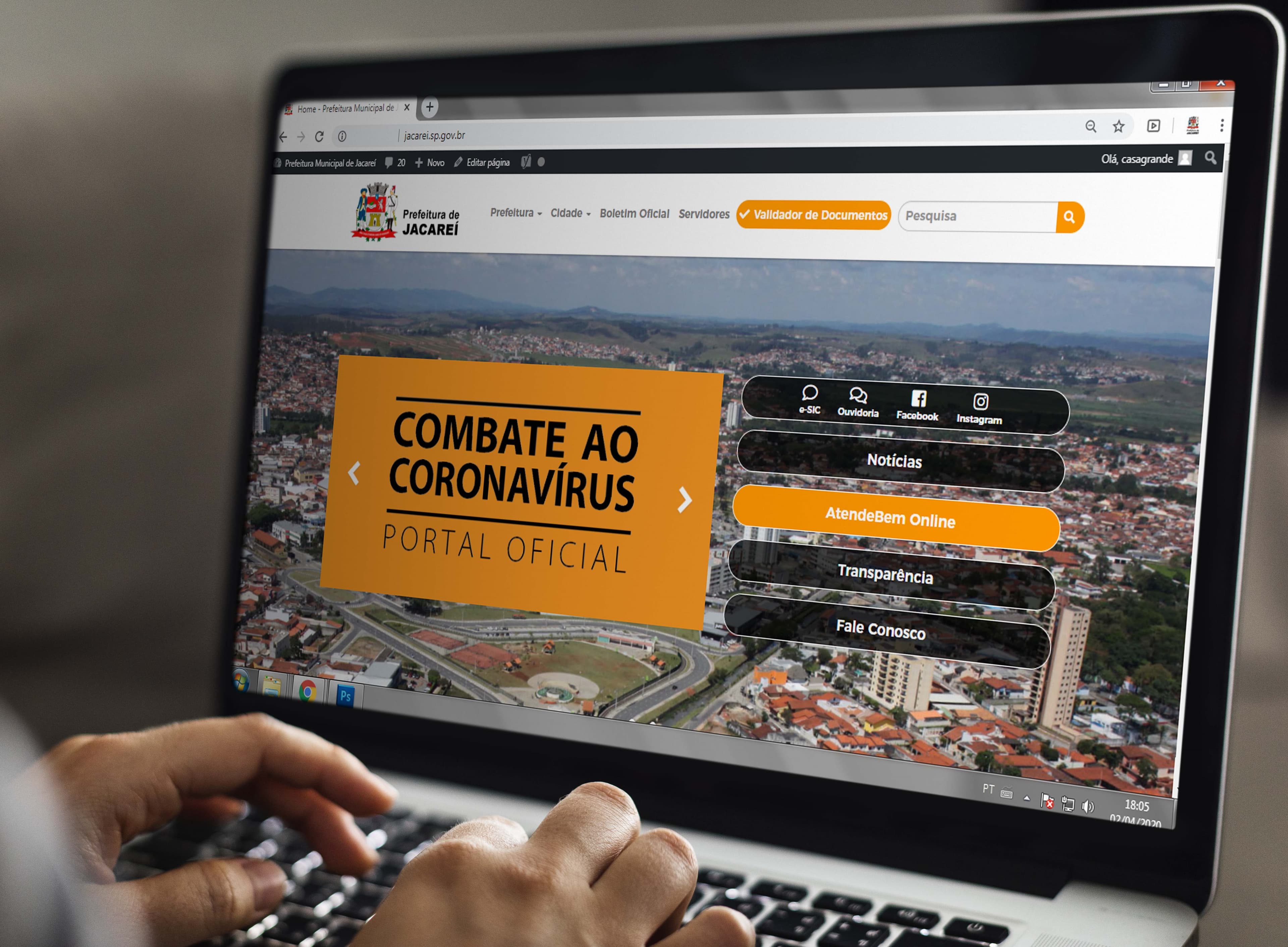 “AtendeBem Online” contempla todas as Secretarias Municipais de Jacareí